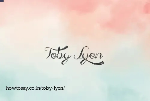 Toby Lyon