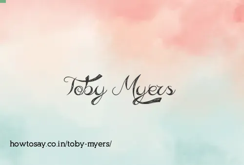 Toby Myers