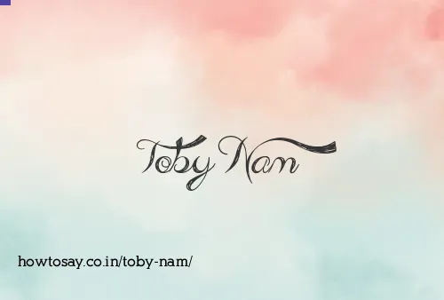 Toby Nam