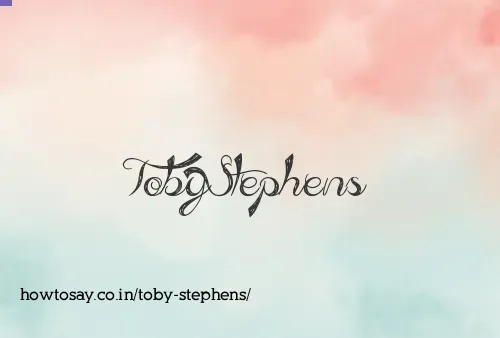 Toby Stephens