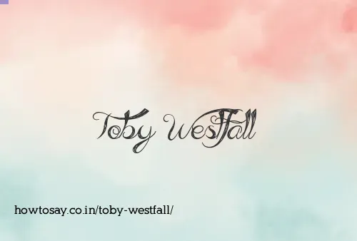 Toby Westfall