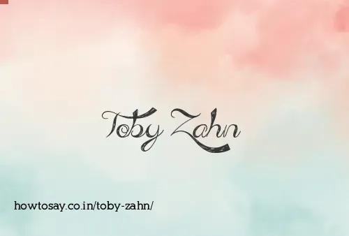 Toby Zahn