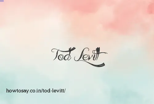Tod Levitt