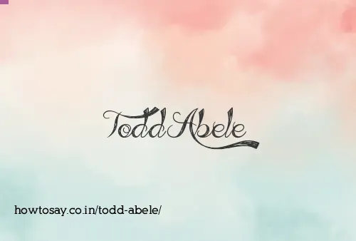 Todd Abele