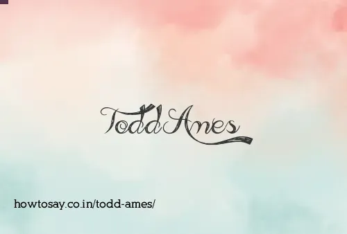 Todd Ames