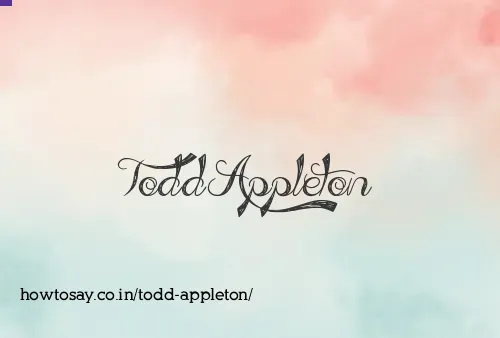 Todd Appleton