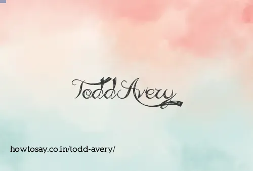 Todd Avery