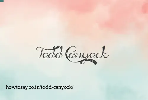 Todd Canyock