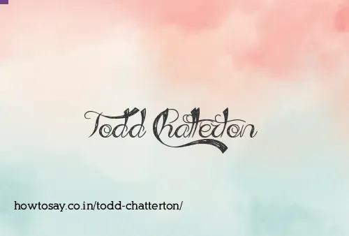 Todd Chatterton