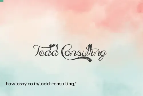Todd Consulting