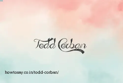 Todd Corban