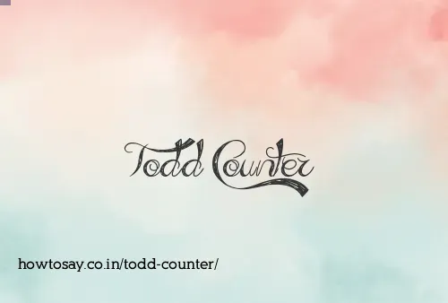 Todd Counter