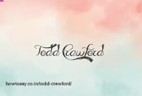 Todd Crawford