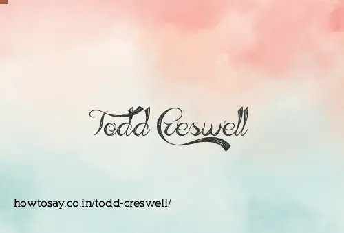 Todd Creswell