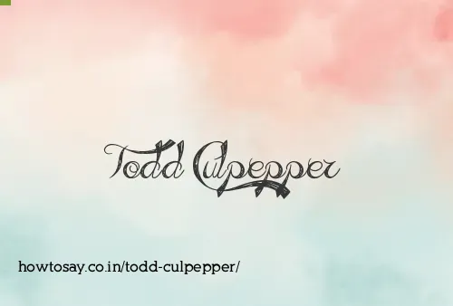 Todd Culpepper