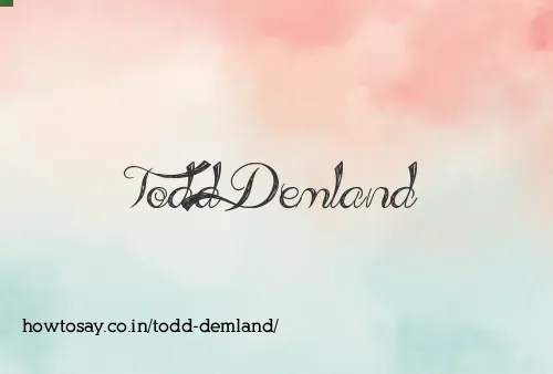 Todd Demland