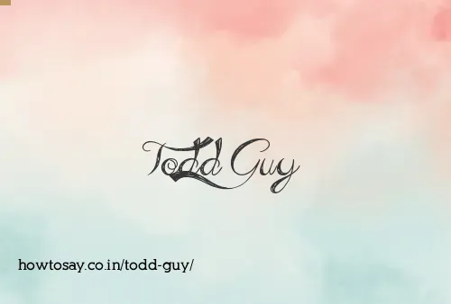 Todd Guy