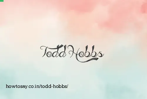 Todd Hobbs