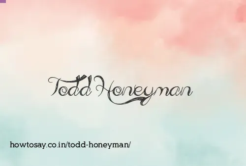 Todd Honeyman