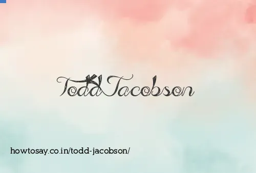 Todd Jacobson