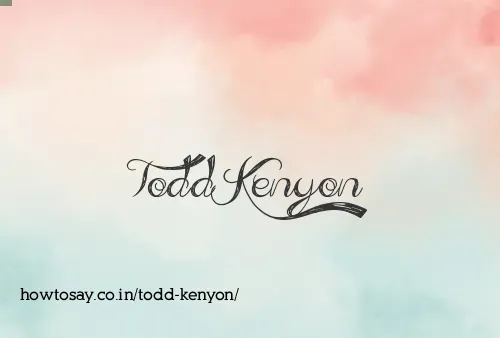Todd Kenyon