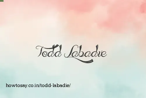 Todd Labadie