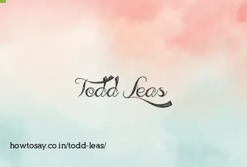 Todd Leas