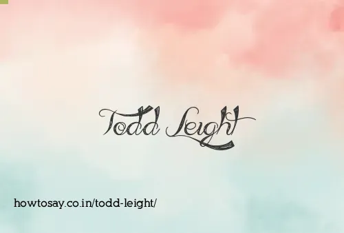 Todd Leight