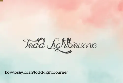 Todd Lightbourne