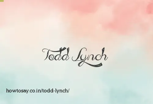 Todd Lynch