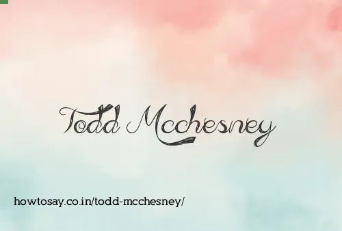 Todd Mcchesney