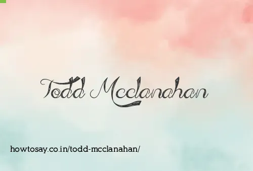 Todd Mcclanahan