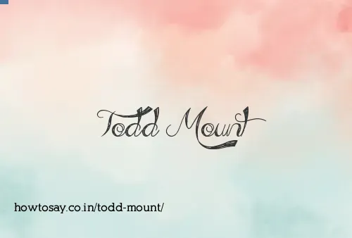 Todd Mount