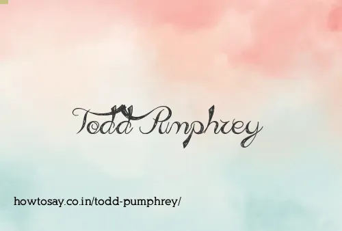Todd Pumphrey