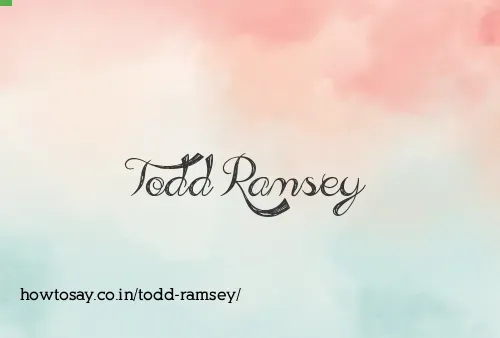 Todd Ramsey