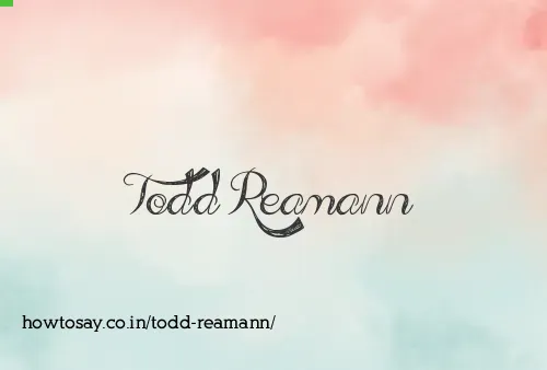 Todd Reamann
