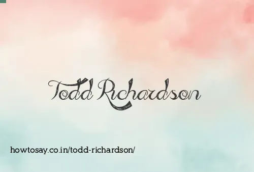 Todd Richardson
