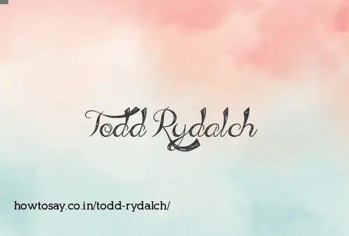 Todd Rydalch