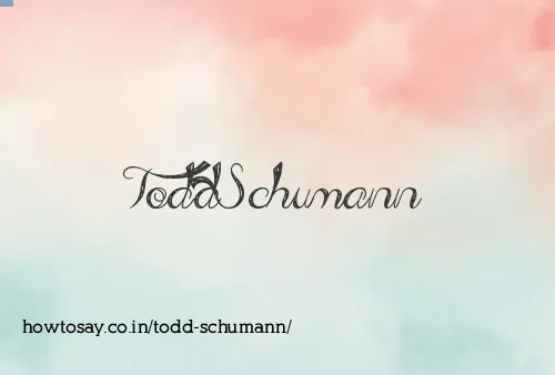 Todd Schumann