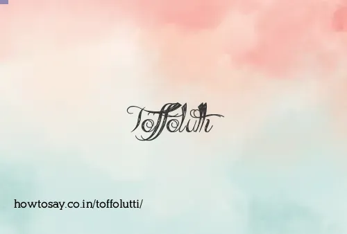 Toffolutti