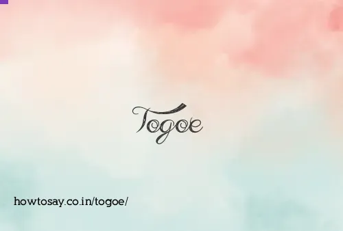 Togoe