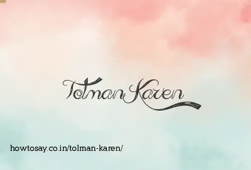 Tolman Karen