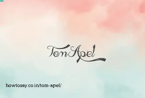 Tom Apel