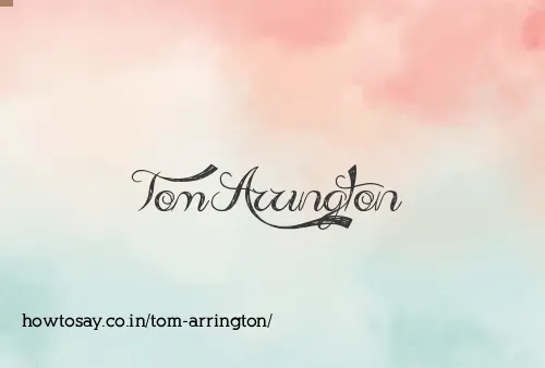 Tom Arrington