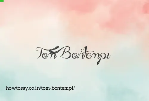 Tom Bontempi