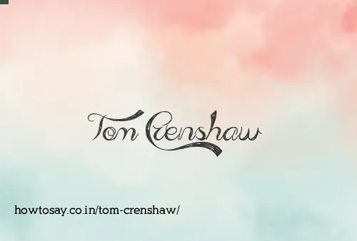 Tom Crenshaw