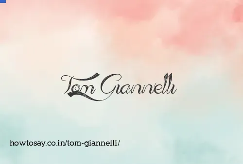 Tom Giannelli