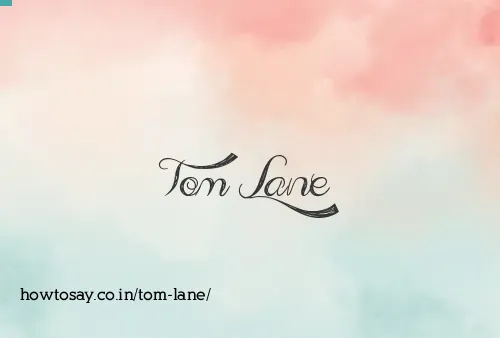 Tom Lane