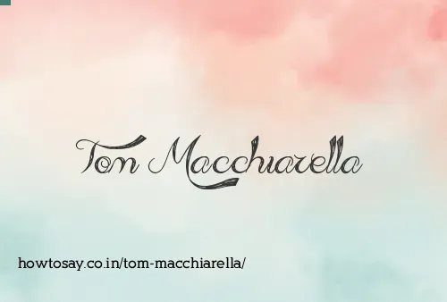 Tom Macchiarella