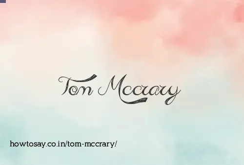 Tom Mccrary